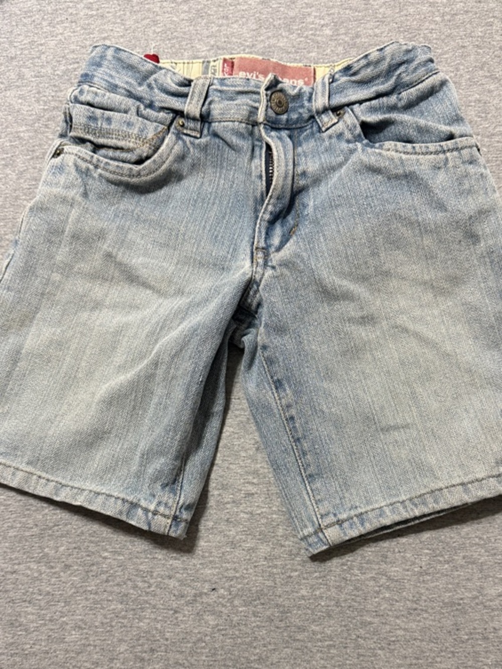 Levi's Light Blue Kids Denim Shorts